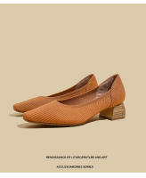 Zapatos de Muganza Tejidos Transpirables con Tacón Grueso Pisa Fuerte esta Primavera - details 26