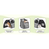 Mochila para perro con ventilación