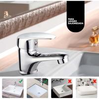 Grifo de Baño Duradero con Aireador Ahorro de Agua, Monomando, Mezclador de Agua Fría y Caliente - details 3