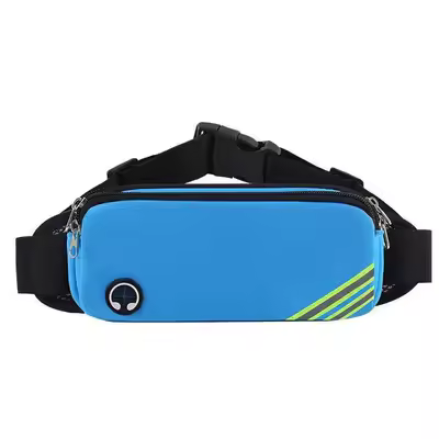 Bolsa de Cintura Ligera para Correr Ajuste Perfecto, Cierre de Cremallera, Bolsa Utilidad Multiusos con Banda Elástica Ideal para Correr, Senderismo, Fitness Capacidad de 44l, Diseño de Mochila Ligero - 1