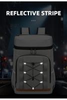 Mochila enfriadora para acampar, bolsa de Picnic multifunción, aislamiento al aire libre, paquete de hielo de papel de aluminio - details 9