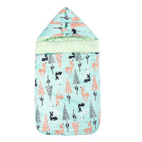 Saco de dormir cálido engrosado para recién nacido, cuatro estaciones, abrazo Universal para bebé, artefacto antipatadas, productos para bebés - details 12