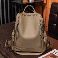 Bolso de hombro para mujer, versión coreana, versátil, a la moda, mochila de cuero PU suave de gran capacidad, doble uso - details 16
