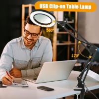 Lupa iluminada para reparación de soldador, lámpara de mesa, belleza para el cuidado de la piel, 72LED 8X/10X, USB, 3 colores - details 7