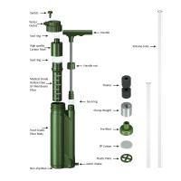 Bomba de filtro de ósmosis portátil, sistema de purificación de agua para exteriores, equipo de supervivencia para acampar, senderismo, viajes, emergencia - details 2
