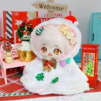 Mantón de Navidad, ropa de muñeca de algodón de 20CM, reemplazo de muñeco de nieve, ropa para muñecos de peluche, traje, ropa DIY, juguetes de peluche, ropa - details 33