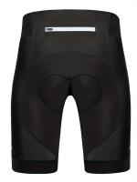 Pantalones cortos de ciclismo acolchados para hombre, informales, elásticos y transpirables con cintura elástica con letras para bicicleta de montaña al aire libre en verano - details 7