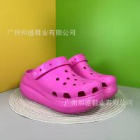 Zapatos con aumento de altura de suela gruesa con agujeros, sandalias antideslizantes de verano Unisex para parejas - details 11