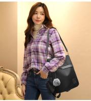 Mochila antirrobo de tela Oxford impermeable para mujer, bolso de hombro escolar de nailon ligero para viaje, a la moda - details 15
