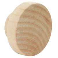Pomos redondos de madera sin terminar para cajones, tiradores de 35mm de diámetro para muebles, armario y tocador, 20 piezas - details 5