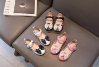 Zapatos planos de cuero para niñas pequeñas, zapatillas clásicas de princesa con lazo, a la moda, para primavera y verano, 2024 - details 2