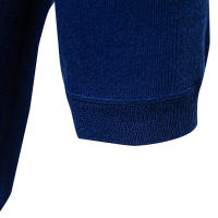 Camisa Polo De Manga Corta Para Hombre Estilo Retro Tejida Color Sólido Casual Negocios Jersey Anti-Shrink Primavera Verano - details 4