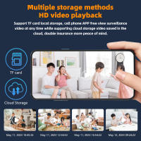 Cámara de Seguridad KEPEAK 5G de Doble Banda Visión de 360°, Captura HD 1080p, Detección de Movimiento, Visión Nocturna, Zoom 5X, Audio Bidireccional Ideal para Seguridad Externa y Interna - details 2