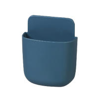 Soporte de Estante Control Remoto Organizador de Pared Caja de Perforación Sin Agujeros - details 2