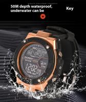 SHUNWAY Reloj deportivo luminoso electrónico multifuncional para exteriores, reloj moderno impermeable para estudiantes - details 2