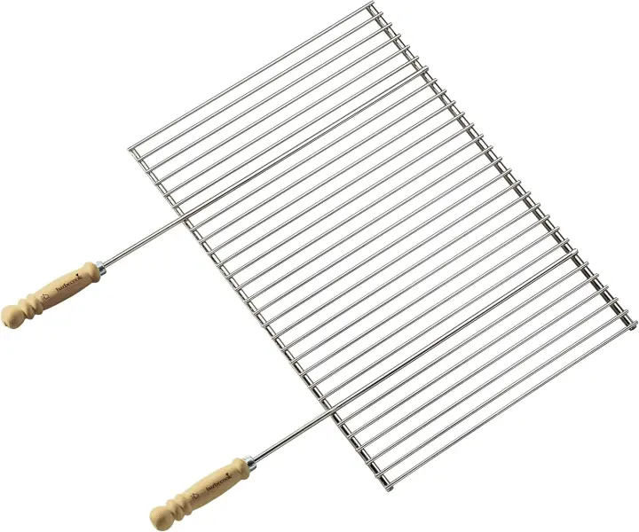Parrilla Profesional, Gris, 90x54x3 cm - 1