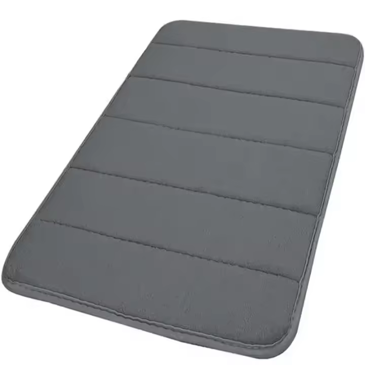 Alfombra de Baño Super Absorbente Suave Alfombra de Piso de Espuma Viscoelástica para Hogar - 1
