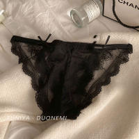 Bragas de Mujer de Encaje Sexy Dulce Tentación de Cintura Baja Transparente y Atractivo - details 1