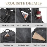Mochilas de mujer, bolsos, diseño de moda de cuero de la PU, mochilas de moda bolsas de lona, bolsas de las mujeres - details 17