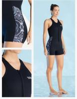 Nuevo traje de baño para mujer, traje de baño de una pieza anti UV, traje de buceo, protector contra sarpullidos, sin mangas, con cremallera, traje de baño para Surf, neopreno - details 7