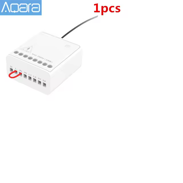 Controlador de Módulo de Control Bidireccional Aqara Inalámbrico para Xiaomi Mijia Hogar Inteligente APP mi Home Kit 2 Canales - 1