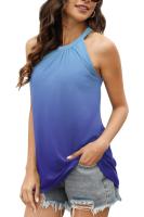 Camiseta sin mangas plisada con tirantes para mujer, moda 2024 - details 30