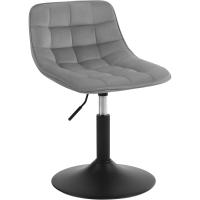 Taburete de Maquillaje Elegante Altura Ajustable, Giratorio, Resalto de Terciopelo, Para Cocina y Peluquería - details 3