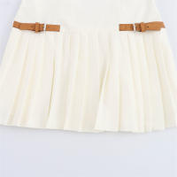OUWU- 2025, Novedad De Verano, Producto, Vestido De Tirantes Con Pliegue Ancho Y Decoración De Cinturón Adelgazante A La Moda Para Mujer - details 5