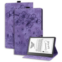 10,2 pulgadas, billetera de cuero de PU con relieve de gato y flor para Kindle Scribe 2022, funda para tableta - details 12