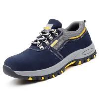 Botas de Trabajo de Cuero con Punta de Acero para Hombres Zapatillas de Protección Indestructibles contra Agujeros Duraderas para Trabajo - details 5