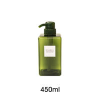 Botellas de Plástico Vacías para Bomba Transparentes Cuadradas Recargables con Líquido para Loción 250ml/450ml/650ml - details 6