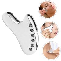 Herramientas Faciales Gua Sha de Acero Inoxidable para Masaje de Piel y Corazón Herramienta de Belleza para el Cuidado de la Piel - details 1