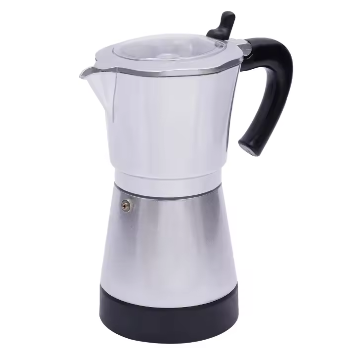 Cafetera de espresso eléctrica, dispositivo con base, para 6 tazas de espresso, 300ML, 480W - 1