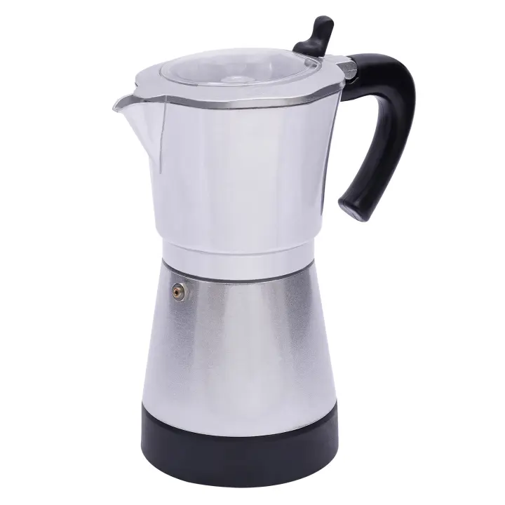 Cafetera de espresso eléctrica, dispositivo con base, para 6 tazas de espresso, 300ML, 480W - 1