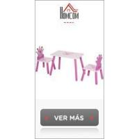 Mesa y Sillas Infantiles de 3 Piezas Mesa Infantil con 2 Sillas Juego de Muebles para Actividades para Niños de 3-8 Años para Dormitorio Sala de Juegos Verde y Blanco - details 9