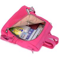 Mochila Mujer Casual Bolso Mochila Antirrobo Impermeable Nylon Mochila Escuela Multifuncional Gran Capacidad Bolso Bandolera Mochila de Viaje, Gris - details 1