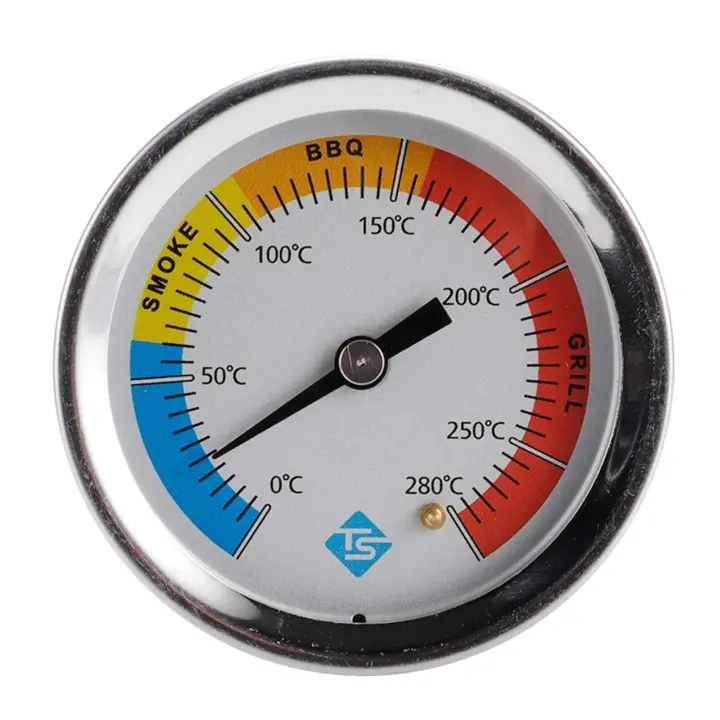 KKMOON profesional bimetálico de acero inoxidable 0~280 ℃   termómetro para fumar parrilla de barbacoa - 1