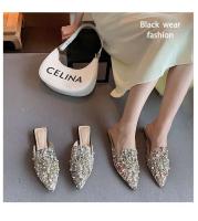 Tacones altos gruesos con punta cuadrada para mujer, zapatos informales para mujer - details 7