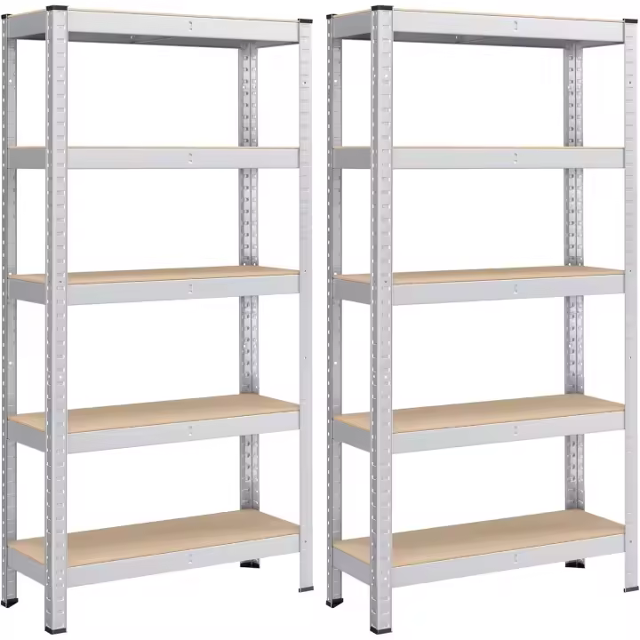 Estantería de Metal Modular de 5 Niveles Almacenamiento de Garaje con Carga de 875kg - 1