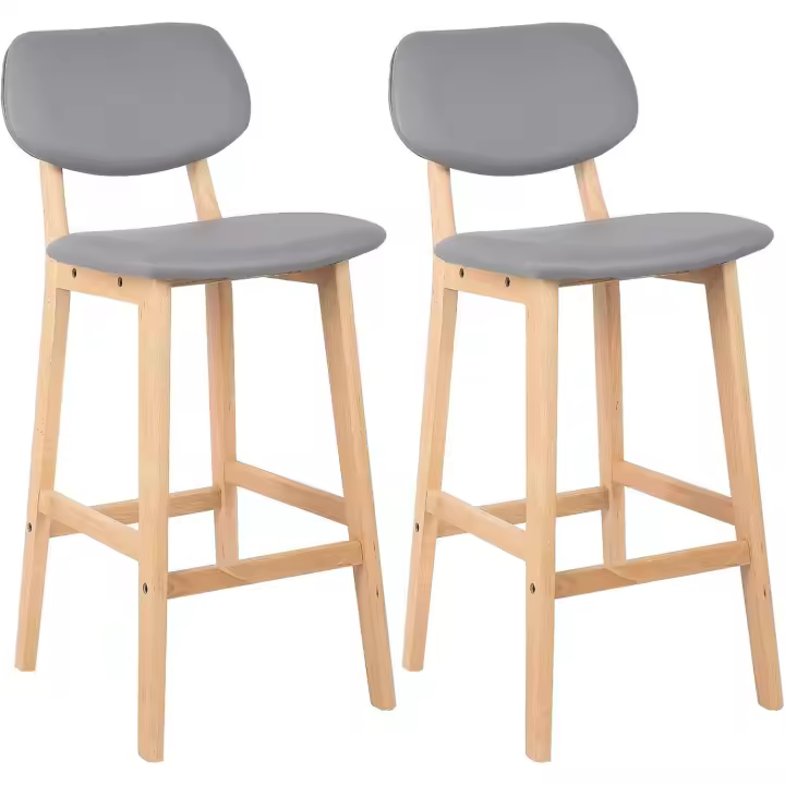 Bien Acolchado Asiento y Respaldo de Cuero Artificial - 1