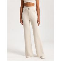 Pantalones de pierna recta sueltos con capa de aire lavados con arena, pantalones de yoga deportivos desnudos de cintura alta modales para mujer - details 15