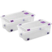 Caja de Almacenamiento de Plástico Grande Multiusos con Ruedas 730 x 405 x 265 - details 7