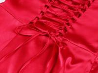 Elegante Vestido de Medio Talla Retro de Hepburn Manga Larga, Elegante para Fiestas y Banquetes - details 12