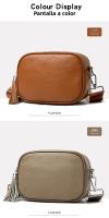 Nuevo Bolso de Cámara de Cuero Tendencia Primera de Piel de Vaca con Pelo - details 22