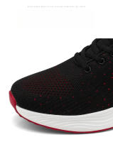 Zapatillas de moda para hombre Fly Weave Suela suave transpirable Antideslizante Zapatillas de deporte ultra ligeras Air Cushion Running Shoes - details 3