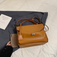 Bolso cruzado de moda para mujer Correa ajustable, cierre con tijera, linado de nylon, gran capacidad, versátil para viajes y compras Sin patrón, color sólido - details 2