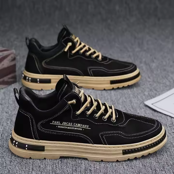 Zapatos de Trabajo para Hombres Primavera 2025 Resistentes al Desgaste, Moda Todo-Macho, Transpirables - 1