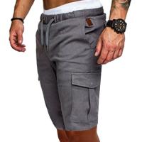 Pantalones Cortos de Trabajo para Hombres Pantalones Amplios de Cinco Cuartos con Múltiples Bolsillos Estilo Casual con Tie-Dye - details 4