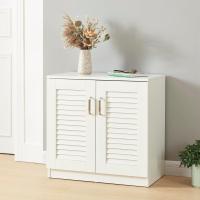 Mueble Zapatero Armario con 9 Compartimentos para 18 Pares de Calzado + Banco Zapatero Puertas de Rejilla Buena Ventilación - details 12