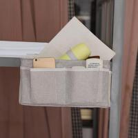 Bolsa de almacenamiento extraíble de gran capacidad con pegatina mágica, multibolsillo, litera, bolsa lateral para camas, cesta de almacenamiento de artículos diversos - details 7